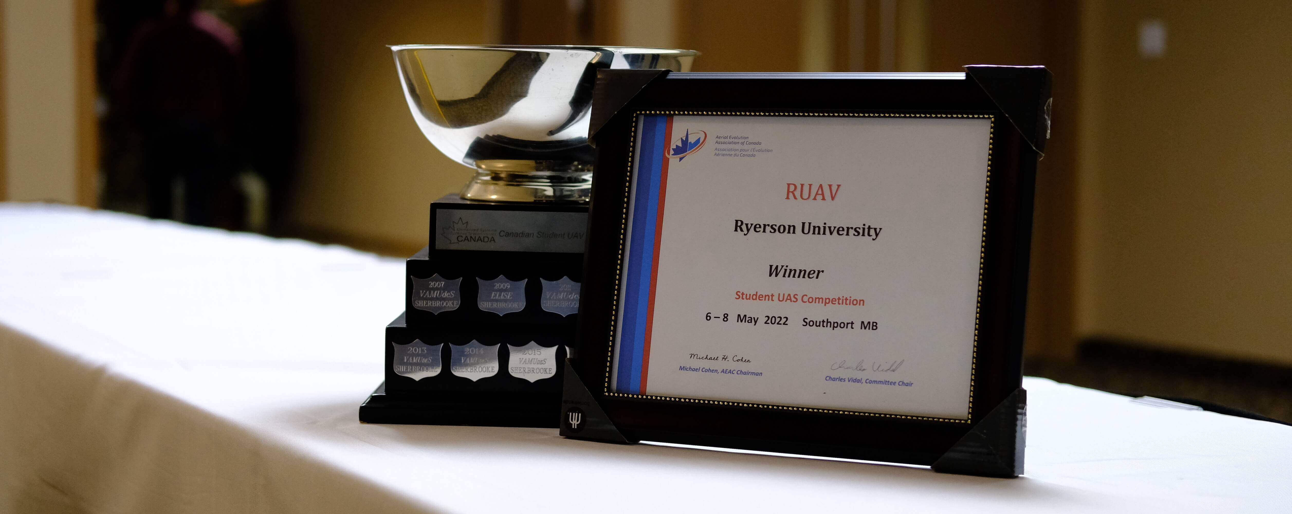 TMAV Accolades Certificate